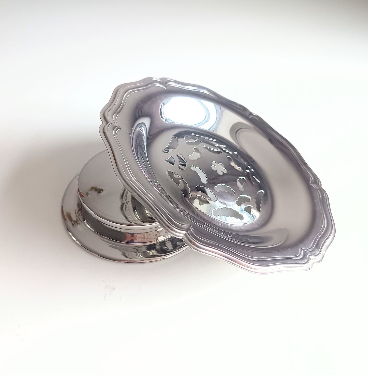 Vintage Butter Curler Server Dish Made in France Coquillor Depose Art Deco 1950s