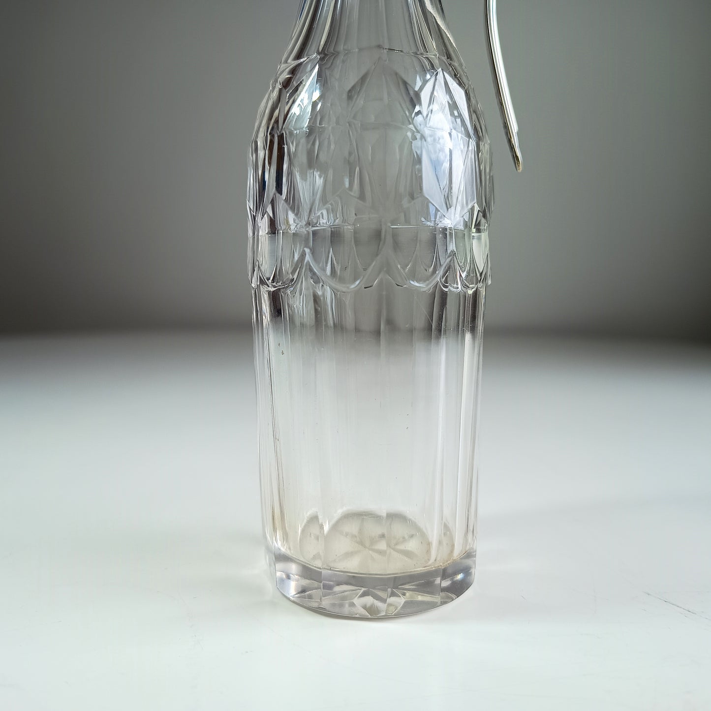 George III Neo-Classical Silver Mounted Bottle by Crispin Fuller | English Sterling Silver | Circa 1795–1799