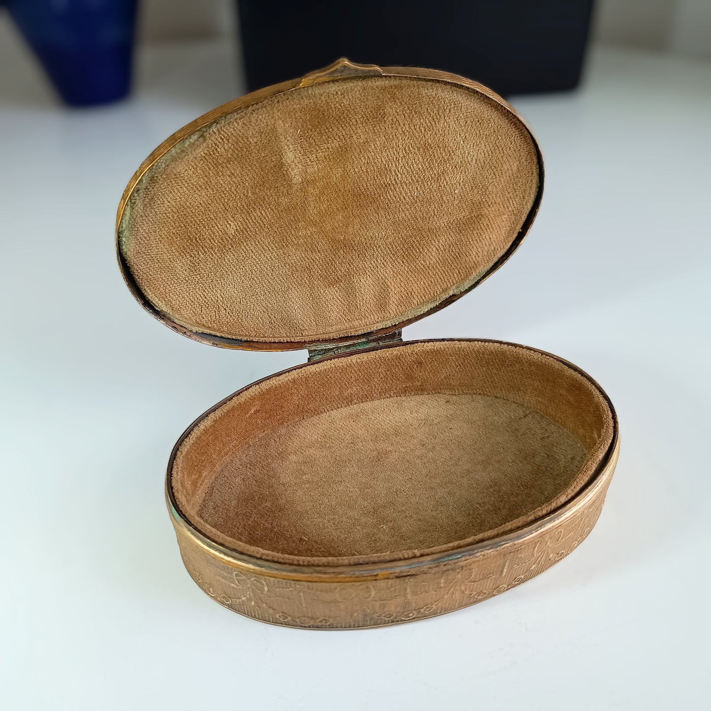 Empire-Style French Ormolu Trinket Box, c. late 19th century