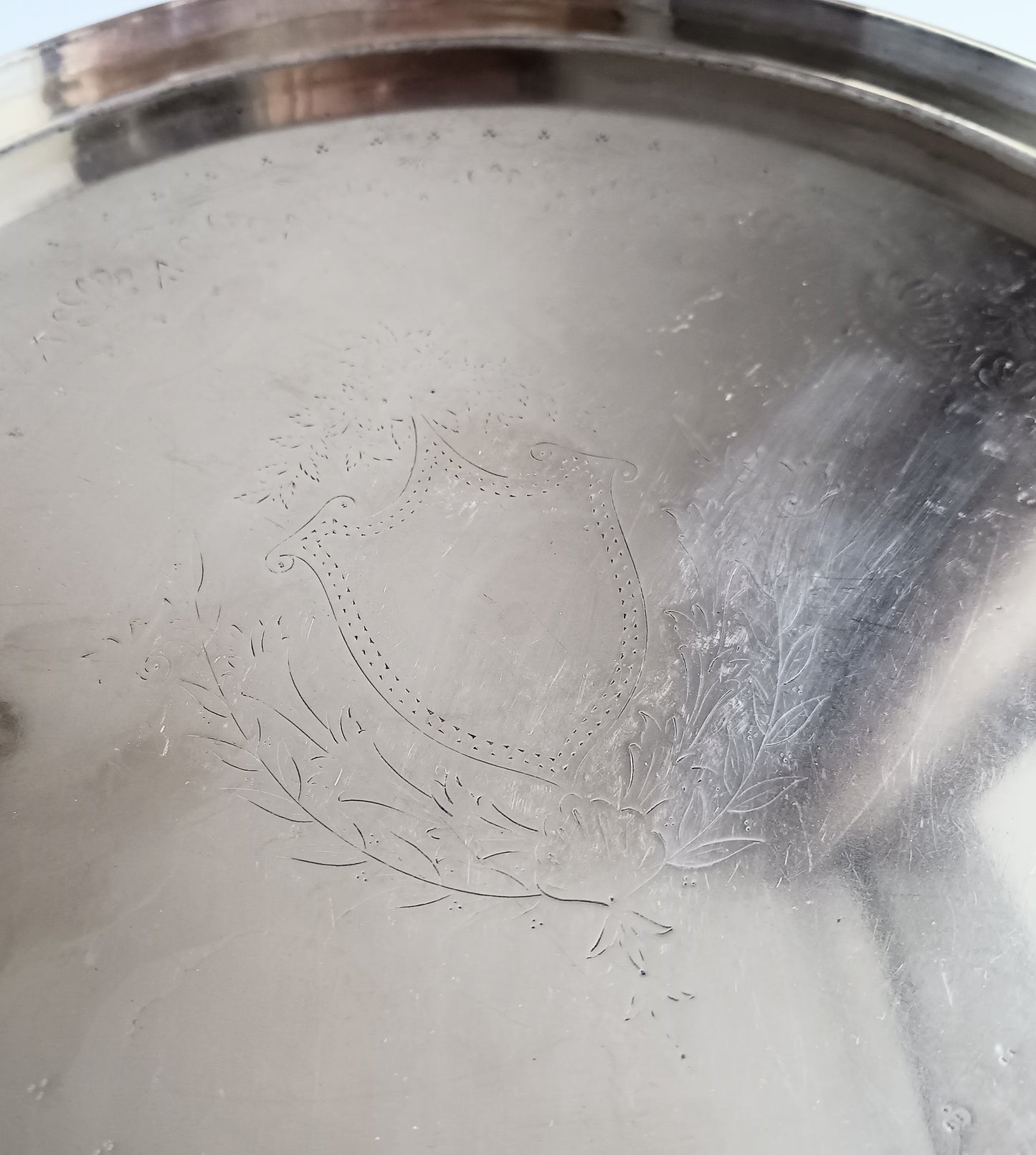 Vintage Handled Cocktails Tray: Hukin & Heath in the manner of Christopher Dresser