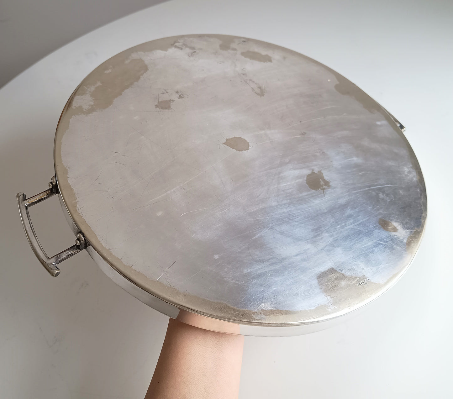 Vintage Handled Cocktails Tray: Hukin & Heath in the manner of Christopher Dresser