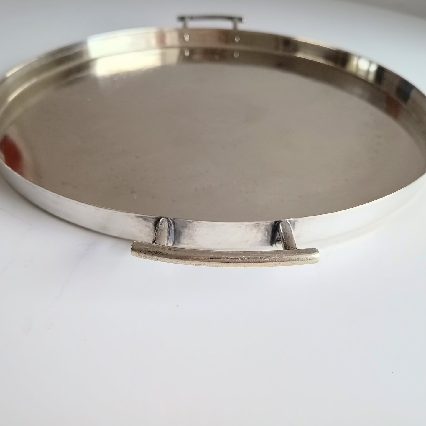 Vintage Handled Cocktails Tray: Hukin & Heath in the manner of Christopher Dresser