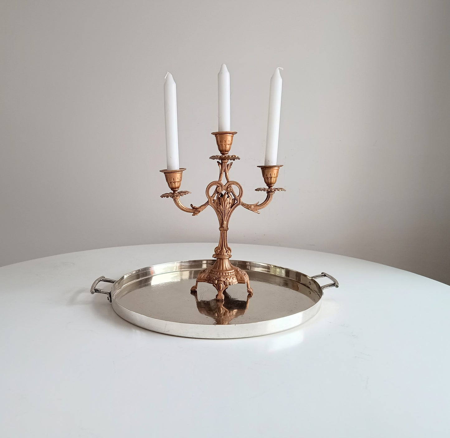 Vintage Handled Cocktails Tray: Hukin & Heath in the manner of Christopher Dresser